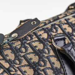 Christian Dior Boston Navy Monogram Bag