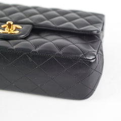 Chanel Classic Flap Medium Large Black Lambskin