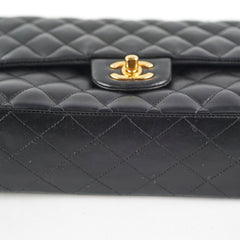Chanel Classic Flap Medium Large Black Lambskin