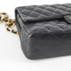 Chanel Classic Flap Medium Large Black Lambskin