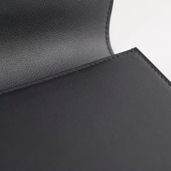 Hermes 29 Birkin Shadow Cut Clutch Noir B Stamp