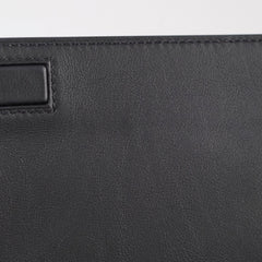 Hermes 29 Birkin Shadow Cut Clutch Noir B Stamp