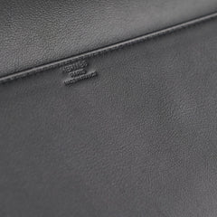 Hermes 29 Birkin Shadow Cut Clutch Noir B Stamp
