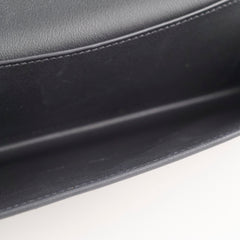 Hermes 29 Birkin Shadow Cut Clutch Noir B Stamp