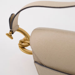 Christian Dior Saddle Bag Beige