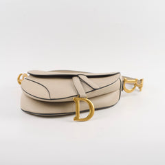 Christian Dior Saddle Bag Beige