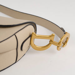 Christian Dior Saddle Bag Beige