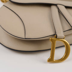 Christian Dior Saddle Bag Beige