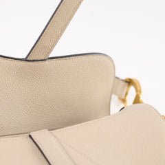 Christian Dior Saddle Bag Beige