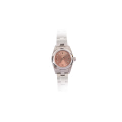 Rolex Oyster Perpetual 24mm Watch Pink Face