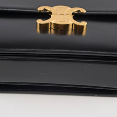 Celine Triomphe Classique Medium Black