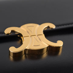 Celine Triomphe Classique Medium Black