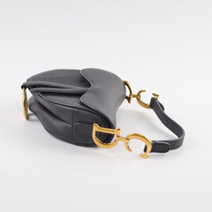 Christian Dior Mini Saddle Bag Black