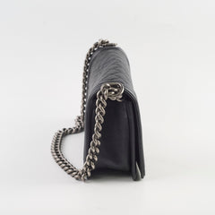 Chanel Caviar Old Medium Boy Bag Black Series 23