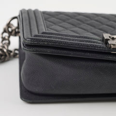 Chanel Caviar Old Medium Boy Bag Black Series 23