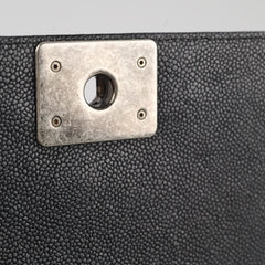Chanel Caviar Old Medium Boy Bag Black Series 23