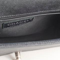 Chanel Caviar Old Medium Boy Bag Black Series 23