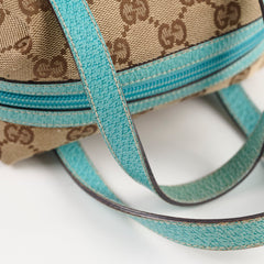 Gucci Balthus Canvas Bag Beige/Blue