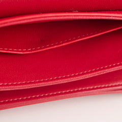 Celine Red C Logo Bag Smooth Calfskin