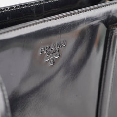Prada Patent Leather Tote Black
