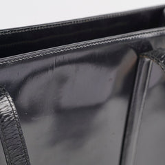 Prada Patent Leather Tote Black