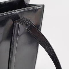 Prada Patent Leather Tote Black
