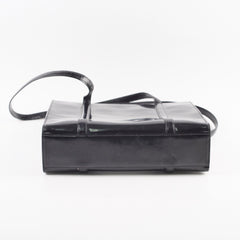 Prada Patent Leather Tote Black