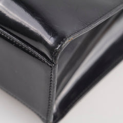 Prada Patent Leather Tote Black