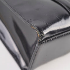 Prada Patent Leather Tote Black
