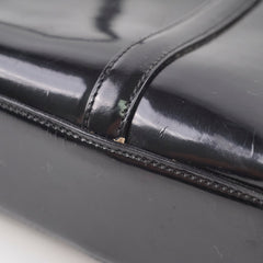 Prada Patent Leather Tote Black