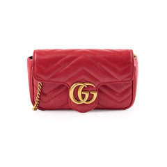 Gucci Supermini Marmont Red