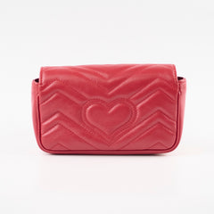 Gucci Supermini Marmont Red