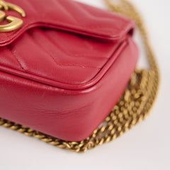 Gucci Supermini Marmont Red