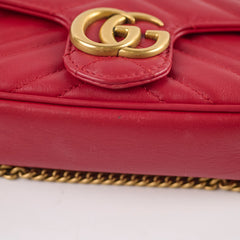 Gucci Supermini Marmont Red