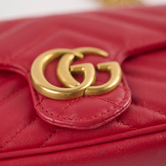 Gucci Supermini Marmont Red