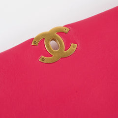 Chanel 19 Large Coral Pink Goatskin