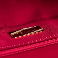 Chanel 19 Large Coral Pink Goatskin