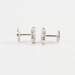 Van Cleef & Arpels Sweet Alhambra White Gold Diamond Earrings