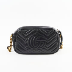 Gucci Marmont Camera Bag Black