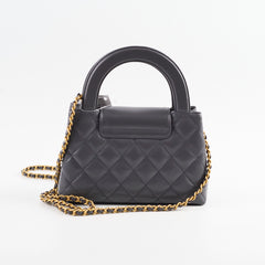 Chanel Mini Kelly Shopping Tote Bag Grey 2024