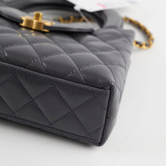 Chanel Mini Kelly Shopping Tote Bag Grey 2024