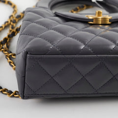 Chanel Mini Kelly Shopping Tote Bag Grey 2024