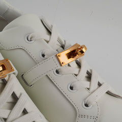 Hermes Day Sneakers White Size 36