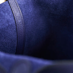 Hermes Picotin 18 Clemence Blue Encre Stamp Z