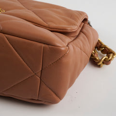 Chanel 19 Bag Medium Caramel Lambskin