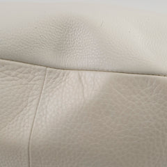 Prada Leather Shoulder Hobo Bag White