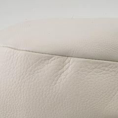 Prada Leather Shoulder Hobo Bag White