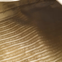 Prada Leather Shoulder Hobo Bag White