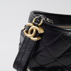 Chanel Gabriel Medium Calfskin Black Series 26