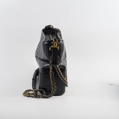 Chanel Gabriel Medium Calfskin Black Series 26